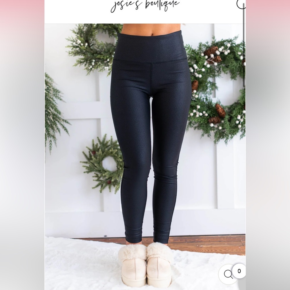NWT - Fabulous Faux Leather Leggings